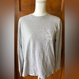 Ivory Ella Gray Long Sleeve Shirt